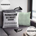 Handball Torwart Geschenk Kissen mit Füllung 40x40 Geschenkidee Handball-Spieler Handballspielerin Mädchen Jungs (Grau) Grün Trendation