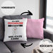 Psychologe Geschenk Kissen mit Füllung 40x40 Lustiger Spruch Ich Bin Psychologe Warum Weil Ich Es Kann Geschenkidee Bester Psychologe Geburtstag (Grau) Rosa Trendation
