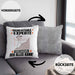 Survival-Experte Kissen mit Füllung 40x40 Geschenk für Survival-Experte Der Mann Der Alles Kann Geschenkidee zum Geburtstag (Grau) Grau Trendation