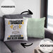 Trampolinspringer Kissen mit Füllung 40x40 Geschenk für Trampolinspringer Der Mann Der Alles Kann Geschenkidee zum Geburtstag (Grau) Grün Trendation