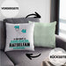 Rätselfan Geschenk Kissen mit Füllung 40x40 So Gut Kann Nur Ein Rätselfan Aussehen Geschenkidee (Grau) Grün Trendation