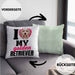 Golden Retriever Besitzerin Kissen mit Füllung 40x40 Geschenk Lustiger Spruch Geschenkidee I Love My Golden Retriever (Grau) Grün Trendation