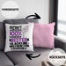 Slackline-Instruktor Geschenk Lustiger Spruch für Slackline-Instruktor Geschenkidee Bester Slackline-Instruktor Der WeltKissen mit Füllung 40x40 (Grau) Rosa Trendation