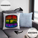 Geschenkidee LGBT Kissen mit Füllung 40x40 "Lass uns die Welt Bemalen" Regenbogenfarben (Grau) Blau Trendation