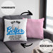 Golf Geschenke Für Männer Frauen Kinder Lustig Kissen mit Füllung 40x40 mit Spruch Golfspieler Kissen mit Füllung 40x40 Damen Witzig (Grau) Rosa Trendation