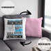 Basketballspieler Geschenk Kaffee-Kissen mit Füllung 40x40 Geschenkidee für Basketballspieler Ich Bin Basketballspieler Ich Kann Es Dir Erklären Jedoch Nicht Für Dich Verstehen Spruch Lustig (Grau) Rosa Trendation