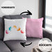 Scooter Roller Fahrer Geschenk Kissen mit Füllung 40x40 Scooterfahrer Geschenkidee Scooting Geschenkidee Jungs Profi Scooterfahrer Pro Grafik (Grau) Rosa Trendation