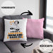 Drum-and-Bass-DJ Geschenk Kissen mit Füllung 40x40 So Gut Kann Nur Ein Drum-and-Bass-DJ Aussehen Geschenkidee (Grau) Rosa Trendation