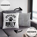 Hunde Kissen mit Füllung 40x40 Geschenk für stolze Bully-Mamas Bully Hunde Geschenkidee (Grau) Grau Trendation