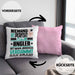 Angler Geschenk Kissen mit Füllung 40x40 Lustige Geschenkidee für Angler Geburtstag Niemand Ist Perfekt Aber Als Angler Ist Man Nah Dran (Grau) Rosa Trendation