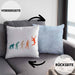 Lustige Badminton Kissen mit Füllung 40x40 Geschenk für Badmintonspieler Badminton Lehrer Coach Trainer Geschenkidee Evolution (Grau) Blau Trendation