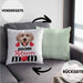 Golden Retriever Besitzer Mom Mama Kissen mit Füllung 40x40 Geschenk Lustiger Spruch Geschenkidee Golden Retriever Besitzerin (Grau) Grün Trendation