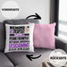 Pferdetherapeut Geschenk Kissen mit Füllung 40x40 Lustige Geschenkidee für Pferdetherapeut Geburtstag Niemand Ist Perfekt Aber Als Pferdetherapeut Ist Man Nah Dran (Grau) Rosa Trendation