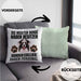 Border Collies Besitzer Kissen mit Füllung 40x40 Geschenk Lustiger Spruch Geschenkidee Besitzerin Border Collies Haben Personal (Grau) Grün Trendation