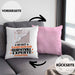 Survival-Experte Geschenk Kissen mit Füllung 40x40 So Gut Kann Nur Ein Survival-Experte Aussehen Geschenkidee (Grau) Rosa Trendation