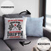 Driften Geschenk Kissen mit Füllung 40x40 Ich Bin Nicht immer Schlecht Gelaunt Auto Driften (Grau) Blau Trendation
