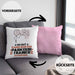 Parkour-Trainer Geschenk Kissen mit Füllung 40x40 So Gut Kann Nur Ein Parkour-Trainer Aussehen Geschenkidee (Grau) Rosa Trendation