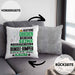 Bungee-Jumper Geschenk Kissen mit Füllung 40x40 Lustiger Spruch Erheben Sie Sich Der Bungee-Jumper Betritt den Raum (Grau) Grau Trendation