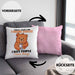 Bär Kaffe Kissen mit Füllung 40x40 Geschenk Lustiger Spruch I Hate People And I Know Things Geschenkidee Geburtstag (Grau) Rosa Trendation