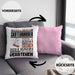 Skateboarder Geschenk Kaffee-Kissen mit Füllung 40x40 Geschenkidee für Skateboarder Ich Bin Skateboarder Ich Kann Es Dir Erklären Jedoch Nicht Für Dich Verstehen Spruch Lustig (Grau) Rosa Trendation