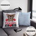 Chihuhahua Mom Mama Besitzer Kissen mit Füllung 40x40 Geschenkidee Frauchen Herrchen (Grau) Blau Trendation