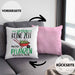 Gärtner Geschenk Kissen mit Füllung 40x40 Sorry Keine Zeit Meine Pflanzen Brauchen Mich Geschenkidee Garten-Pflege (Grau) Rosa Trendation