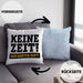 Keine Zeit Kissen mit Füllung 40x40 mit Spruch Garten Hobbygärtner Geschenk Lustig Gärtnerin Geschenkidee Gärtner (Grau) Blau Trendation