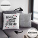 Apotheker Kissen mit Füllung 40x40 Geschenk Bester Apotheker Pharmazeut Arzneikundiger (Grau) Grau Trendation