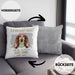 Cocker Spaniel Besitzer Kissen mit Füllung 40x40 Geschenk Lustiger Spruch Geschenkidee Besitzerin Ich Bin Nicht toll Aber Mein Cocker Spaniel Ist Es (Grau) Grau Trendation