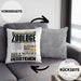 Zoologe Geschenk Kissen mit Füllung 40x40 Geschenkidee für Zoologe Geburtstag Lustiger Spruch Ich Bin Zoologe Ich Kann Es Dir Erklären Aber Nicht Für Dich Verstehen (Grau) Grau Trendation