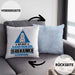Serienjunkie Geschenk Kissen mit Füllung 40x40 So Gut Kann Nur Ein Serienjunkie Aussehen Geschenkidee (Grau) Blau Trendation