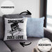 Smoking Kills So Does Love Kissen mit Füllung 40x40 Geschenk (Grau) Blau Trendation