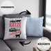 Katze Kissen mit Füllung 40x40 Katzenbesitzer Geschenk Katzen Geschenkidee Lustige Kissen mit Füllung 40x40 mit Spruch Kater Katzenmama (Grau) Blau Trendation