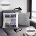 Bungee-Jumper Geschenk Kaffee-Kissen mit Füllung 40x40 Geschenkidee für Bungee-Jumper Ich Bin Bungee-Jumper Ich Kann Es Dir Erklären Jedoch Nicht Für Dich Verstehen Spruch Lustig (Grau) Grau Trendation