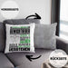 Gewichtheber Geschenk Kaffee-Kissen mit Füllung 40x40 Geschenkidee für Gewichtheber Ich Bin Gewichtheber Ich Kann Es Dir Erklären Jedoch Nicht Für Dich Verstehen Spruch Lustig (Grau) Grau Trendation