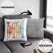 Trompete Kissen mit Füllung 40x40 Geschenk für Posaunist Posaune Retro Grafik (Grau) Grau Trendation