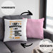 Windstärken Auf Norddeutsch Kissen mit Füllung 40x40 Geschenk Norddeutschland Spruch Büschen Wind Schiet Wetter (Grau) Rosa Trendation