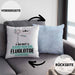 Fluglotse Geschenk Kissen mit Füllung 40x40 So Gut Kann Nur Ein Fluglotse Aussehen Geschenkidee (Grau) Blau Trendation