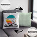 Kissen mit Füllung 40x40 Drachenflieger-Grafik Geschenk Drachenfliegen Drachenflieger Hängegleiter (Grau) Grün Trendation