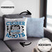Taucher Geschenk Spruch Kissen mit Füllung 40x40 Tauchlehrer Geschenkidee Profi Taucher Humor (Grau) Blau Trendation