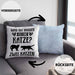 Katze Spruch Kissen mit Füllung 40x40 Lustig Geschenk Cat Kaffee Grafik Katzenliebhaber Geschenke Katzen (Grau) Blau Trendation