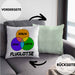 Fluglotse Kissen mit Füllung 40x40 Geschenk Flughafen Arbeiter Geschenkidee Schlau Lustig (Grau) Grün Trendation