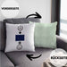 Alaska Kissen mit Füllung 40x40 Geschenk für Alaska-Liebhaber Urlaub Lustige Geschenkidee :( + Alaska Flagge = :) Geburtstag (Grau) Grün Trendation