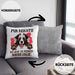 Border Collies Besitzer Kissen mit Füllung 40x40 Geschenk Lustiger Spruch Geschenkidee Mir Reichts Ich Geh Zu Meinem Border Collies (Grau) Grau Trendation