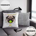Mops Besitzer Kissen mit Füllung 40x40 Geschenk Lustiger Spruch Geschenkidee Besitzerin Ich Bin Nicht toll Aber Mein Mops Ist Es (Grau) Grau Trendation