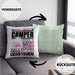 Camper Geschenk Kaffee-Kissen mit Füllung 40x40 Geschenkidee für Camper Ich Bin Camper Ich Kann Es Dir Erklären Jedoch Nicht Für Dich Verstehen Spruch Lustig (Grau) Grün Trendation
