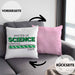 Lustige Kissen mit Füllung 40x40 "Master Of Science Loading" - Geschenkidee für Absolventen Master (Grau) Rosa Trendation