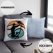 Basketball Kissen mit Füllung 40x40 Geschenk Basketballspieler Trainer Geschenkidee Lustige Kissen mit Füllung 40x40 Basketballer Jungs Jungen Coach (Grau) Blau Trendation