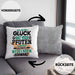 Hundebesitzer Kissen mit Füllung 40x40 Geschenk Glück Hat 4 Pfoten und Wedelnden Schwanz Geschenkidee Hunde Mama Frauchen Herrchen (Grau) Grau Trendation