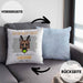 Schäferhund Besitzer Kissen mit Füllung 40x40 Geschenk Lustiger Spruch Geschenkidee Besitzerin Ich Bin Nicht toll Aber Mein Schäferhund Ist Es (Grau) Blau Trendation